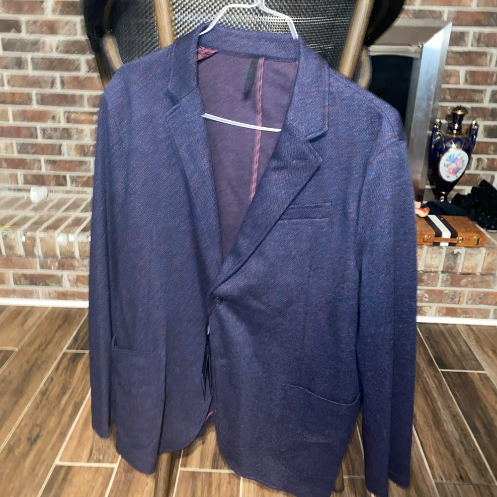 Men’s Navy Bugatchi Blazer